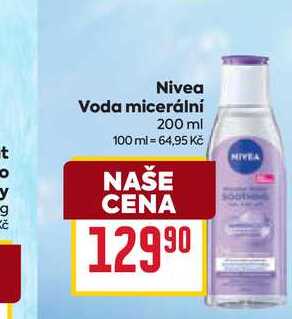 Nivea Voda micerální 200 ml BILLA