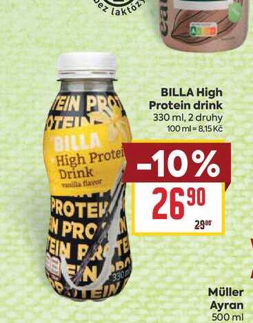 BILLA High Protein drink 330 ml