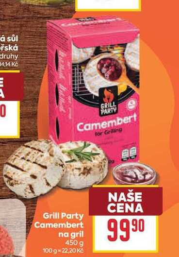 Grill Party Camembert na gril 450 g 