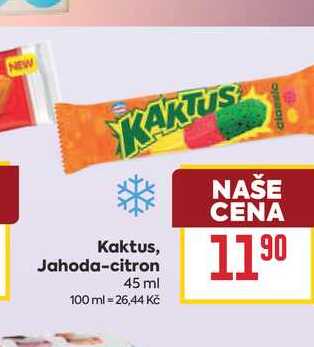 Kaktus, Jahoda-citron 45 ml