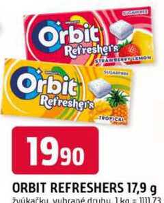 ORBIT REFRESHERS 17,9 g 