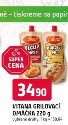 VITANA GRILOVACÍ OMÁČKA 220 g 