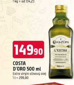 COSTA D'ORO 500 ml Extra virgin olivový olej 