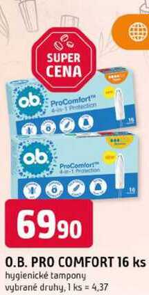 O.B. PRO COMFORT 16 ks Trefa