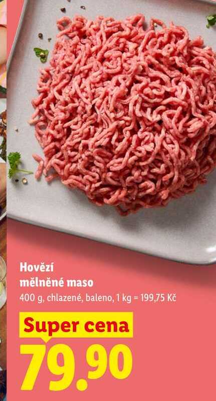 Hovězí mělněné maso, 400 g