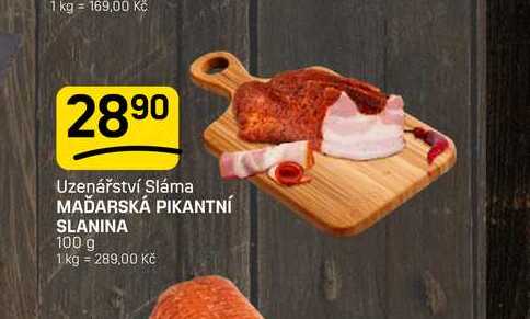 MAĎARSKÁ PIKANTNÍ SLANINA 100 g