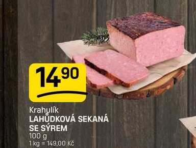 LAHŮDKOVÁ SEKANÁ SE SYREM 100 g 