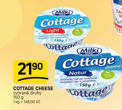 COTTAGE CHEESE vybrané druhy 150 g