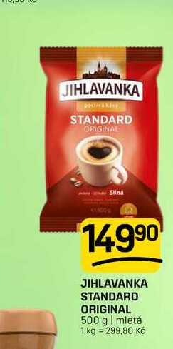 JIHLAVANKA STANDARD ORIGINAL 500 g | mletá 