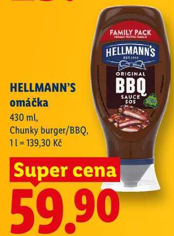 HELLMANN'S omáčka, 430 ml