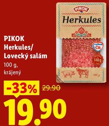 PIKOK Herkules/Lovecký salám, 100 g
