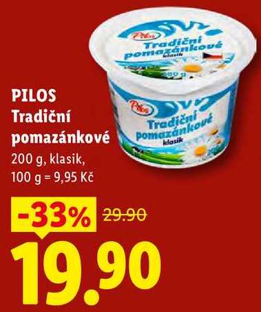 PILOS Tradiční pomazánkové, 200 g