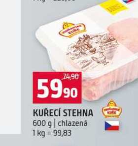 KUŘECÍ STEHNA 600 g chlazená 
