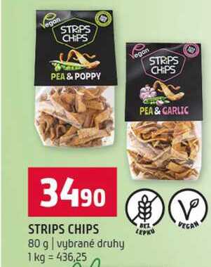 STRIPS CHIPS 80 g vybrané druhy