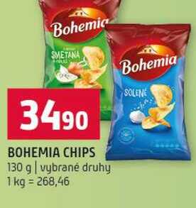 BOHEMIA CHIPS 130 g vybrané druhy