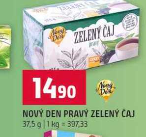 NOVÝ DEN PRAVÝ ZELENÝ ČAJ 37,5 g