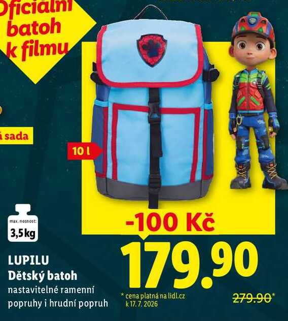 LUPILU Dětský batoh 
