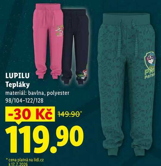 LUPILU Tepláky 