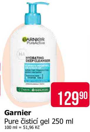 Garnier Pure čisticí gel 250 ml