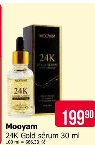 Mooyam 24K Gold sérum 30 ml Teta drogerie