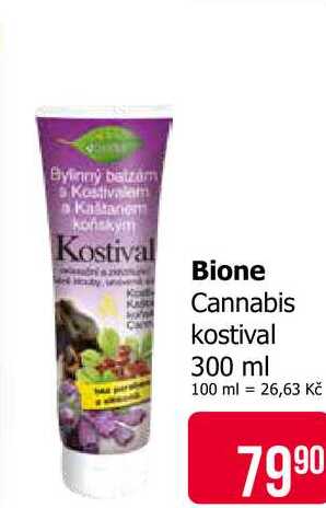 Bione Cannabis kostival 300 ml Teta drogerie