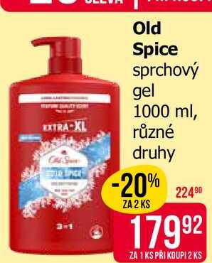 Old Spice sprchový gel 1000 ml, různé druhy Teta drogerie