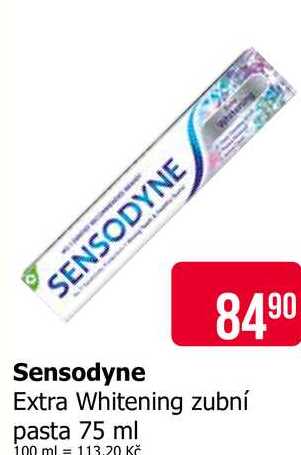 Sensodyne Extra Whitening zubní pasta 75 ml Teta drogerie