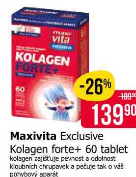 Maxivita Exclusive Kolagen forte+ 60 tablet 