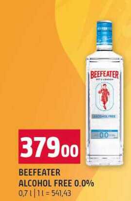 BEEFEATER ALCOHOL FREE 0.0% 0,7l