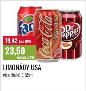 LIMONÁDY USA 355ml