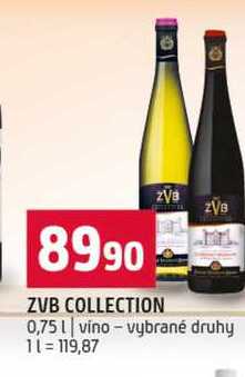 ZVB COLLECTION 0,75l vino vybrané druhy