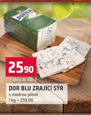 DOR BLU ZRAJÍCÍ SÝR s modrou plísní 100g
