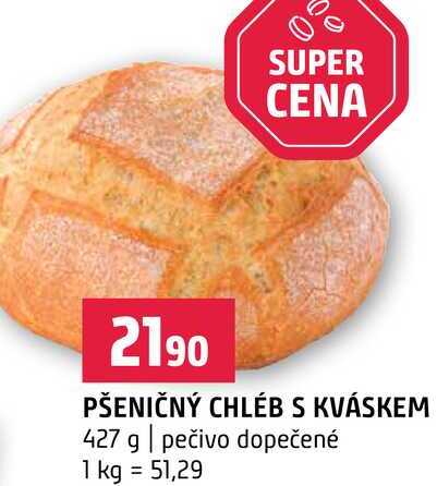 PŠENIČNÝ CHLÉB S KVÁSKEM 427 g