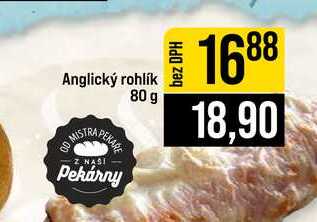 Anglický rohlík 80 g 