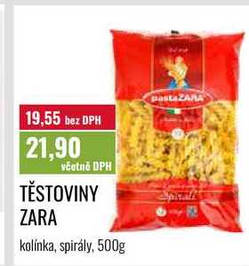 TĚSTOVINY ZARA 500g