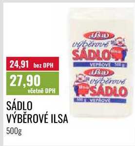 SÁDLO VÝBĚROVÉ ILSA 500g