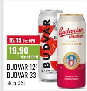 BUDVAR 33 0,5l