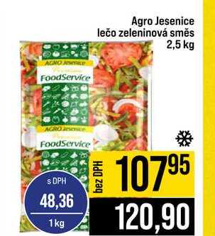 Agro Jesenice lečo zeleninová směs 2,5 kg 