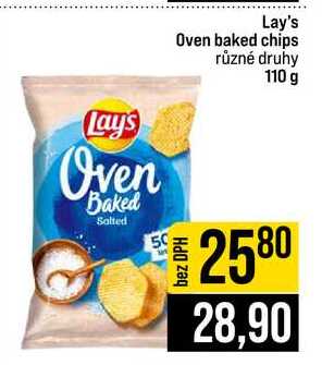 Lay's Oven baked chips různé druhy 110 g