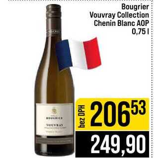Bougrier Vouvray Collection Chenin Blanc AOP 0,75l