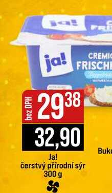 Ja! čerstvý přírodní sýr 300 g 