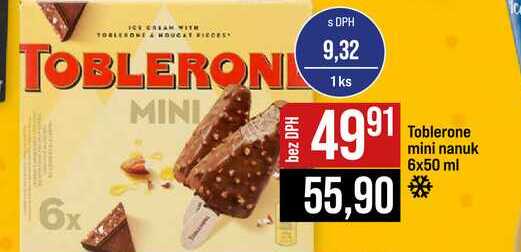 Toblerone mini nanuk 6x50 ml 