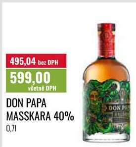 DON PAPA MASSKARA 40% 0,7l