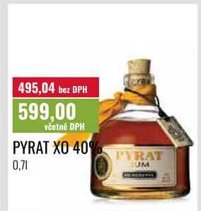 PYRAT XO 40% 0,7l