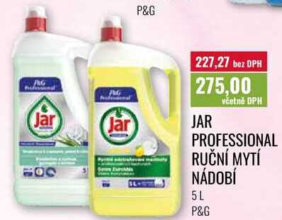JAR PROFESSIONAL RUČNÍ MYTÍ NÁDOBÍ 5L Ratio