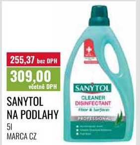 SANYTOL NA PODLAHY 5l Ratio