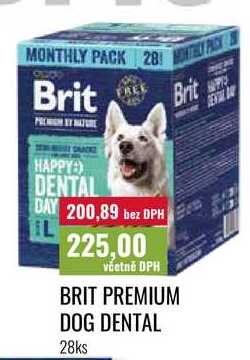 BRIT PREMIUM DOG DENTAL 28ks