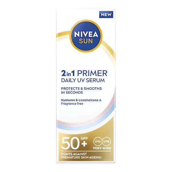 Nivea Sun Pleťové sérum 2v1 OF 50+ Košík.cz