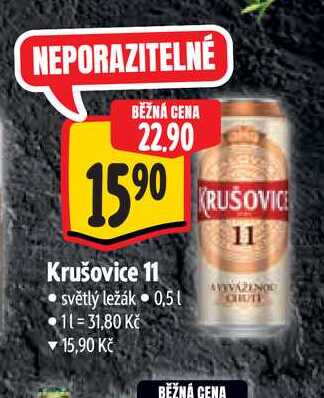  Krušovice 11 0,5 l