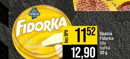 Opavia Fidorka bílá hořká 30 g